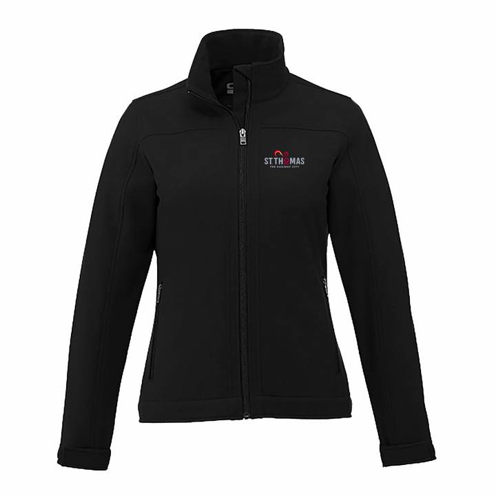 ST. THOMAS EMBROIDERED SOFTSHELL PRO JACKET (WOMENS)