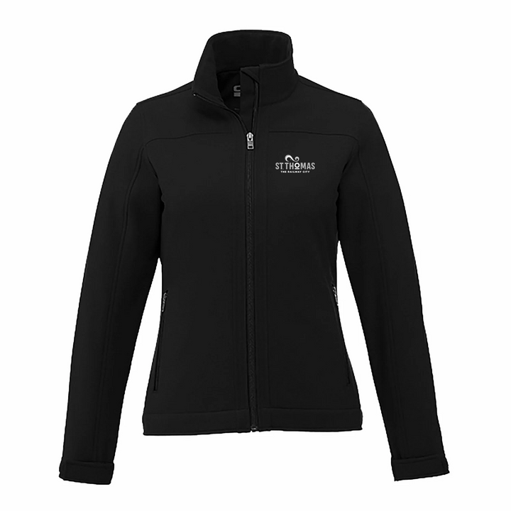 ST. THOMAS LIGHT EMBROIDERED SOFTSHELL PRO JACKET (WOMENS)