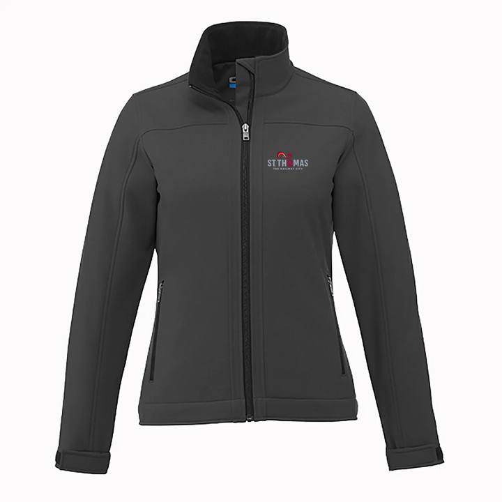 ST. THOMAS EMBROIDERED SOFTSHELL PRO JACKET (WOMENS)