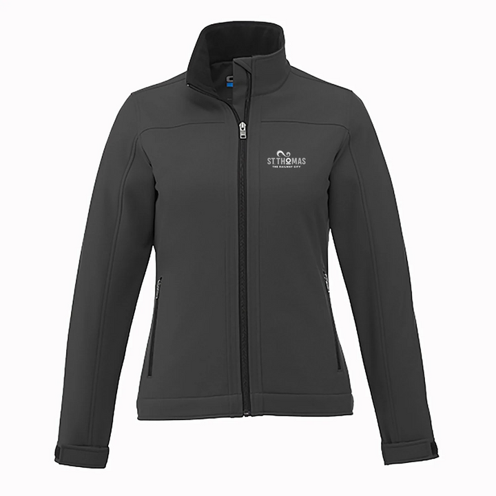 ST. THOMAS LIGHT EMBROIDERED SOFTSHELL PRO JACKET (WOMENS)