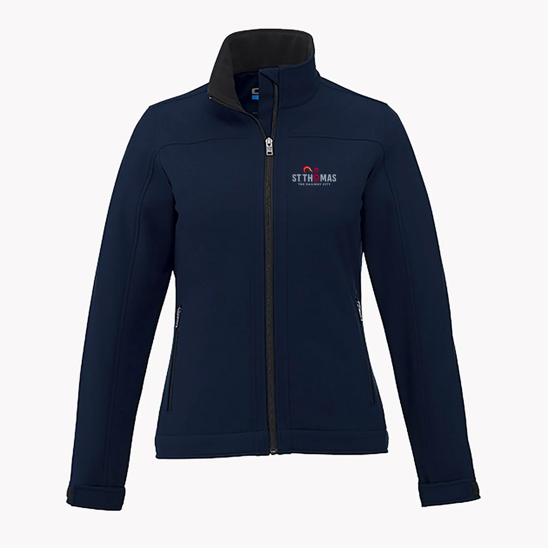 ST. THOMAS EMBROIDERED SOFTSHELL PRO JACKET (WOMENS)
