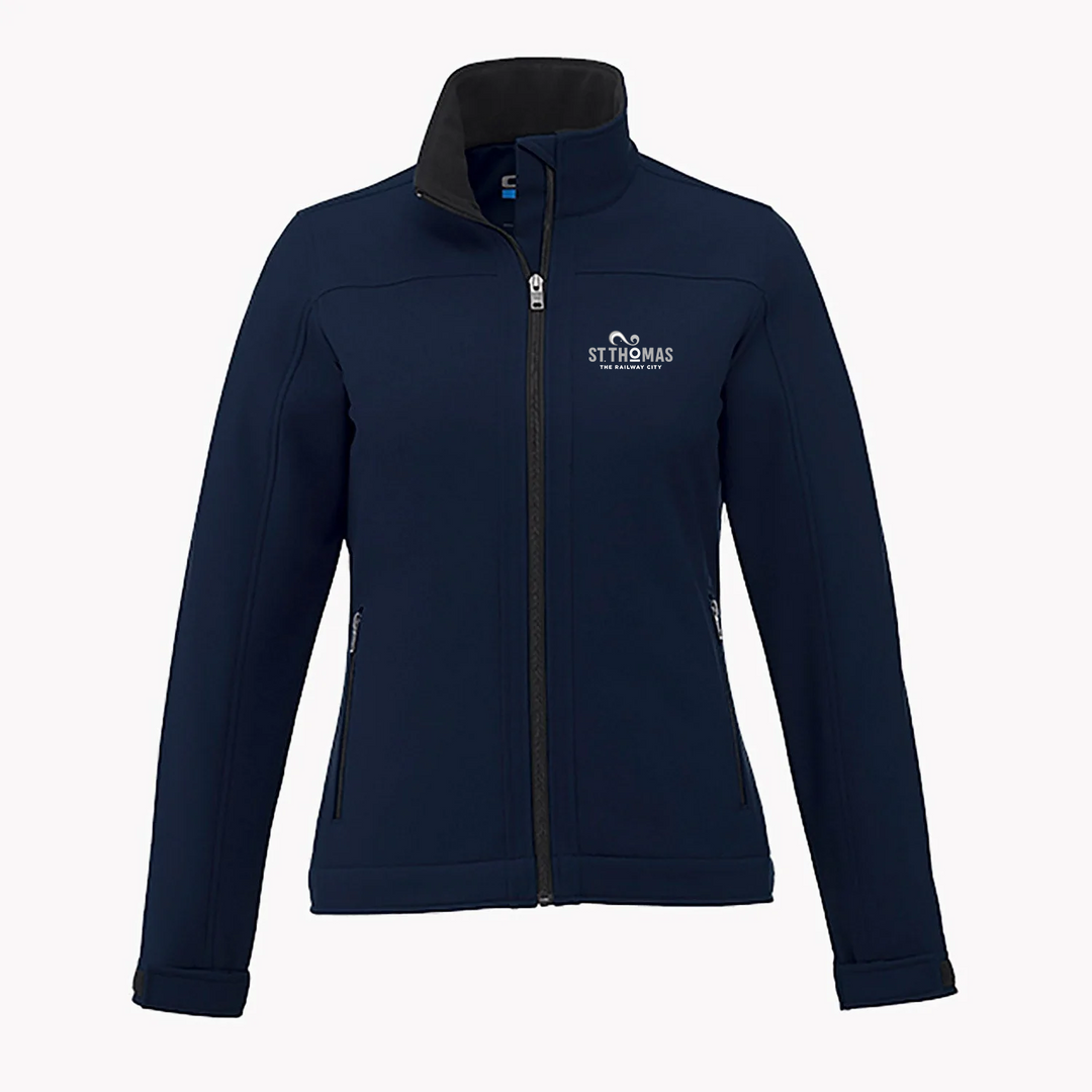 ST. THOMAS LIGHT EMBROIDERED SOFTSHELL PRO JACKET (WOMENS)