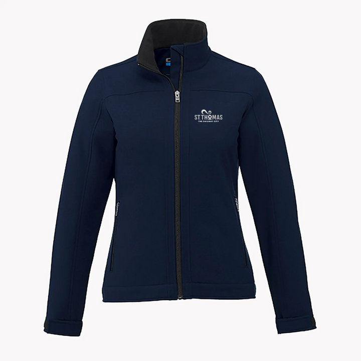 ST. THOMAS LIGHT EMBROIDERED SOFTSHELL PRO JACKET (WOMENS)