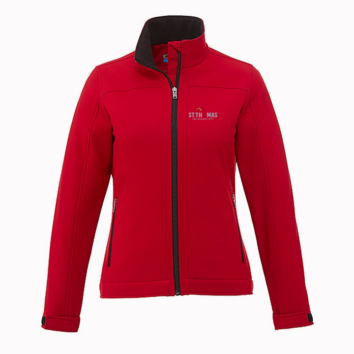 ST. THOMAS EMBROIDERED SOFTSHELL PRO JACKET (WOMENS)