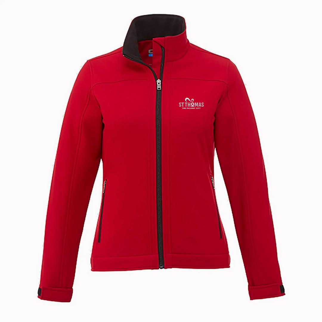 ST. THOMAS LIGHT EMBROIDERED SOFTSHELL PRO JACKET (WOMENS)