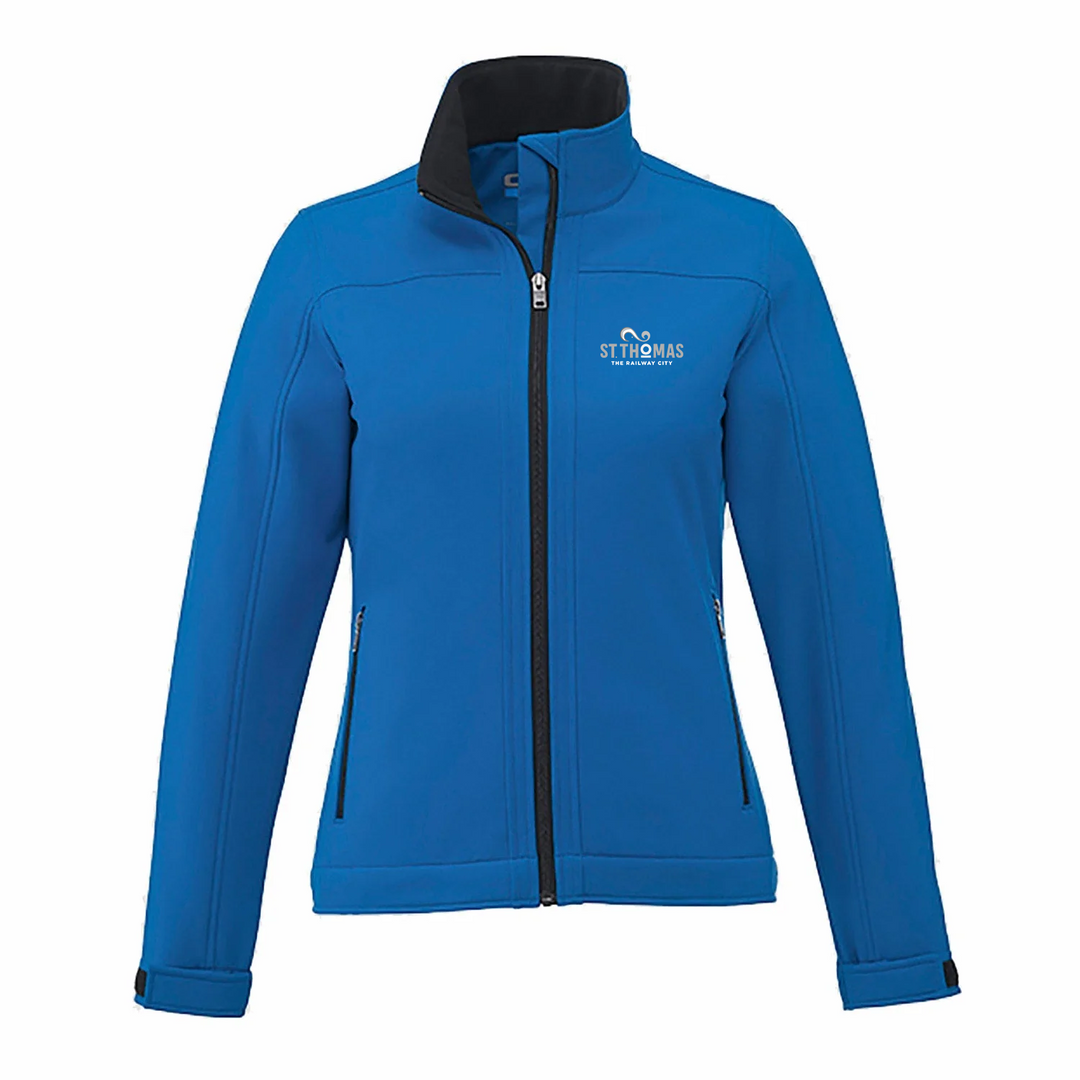 ST. THOMAS LIGHT EMBROIDERED SOFTSHELL PRO JACKET (WOMENS)