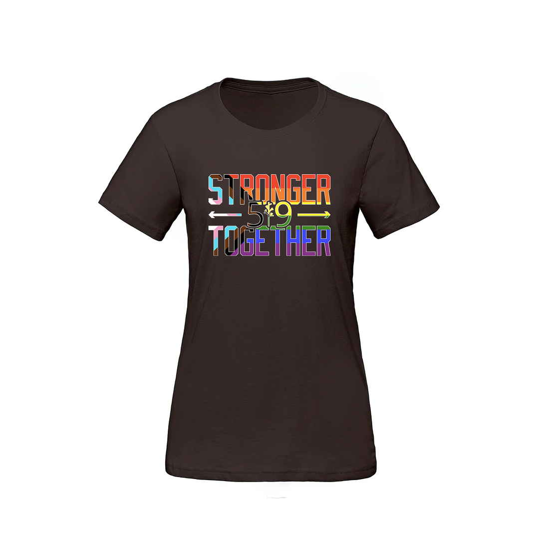PRIDE STRONGER TOGETHER TEE (WOMENS)