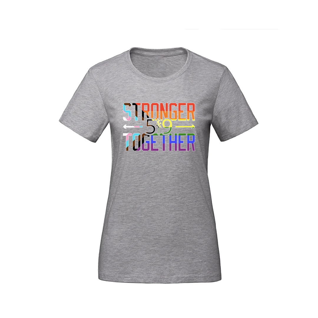PRIDE STRONGER TOGETHER TEE (WOMENS)