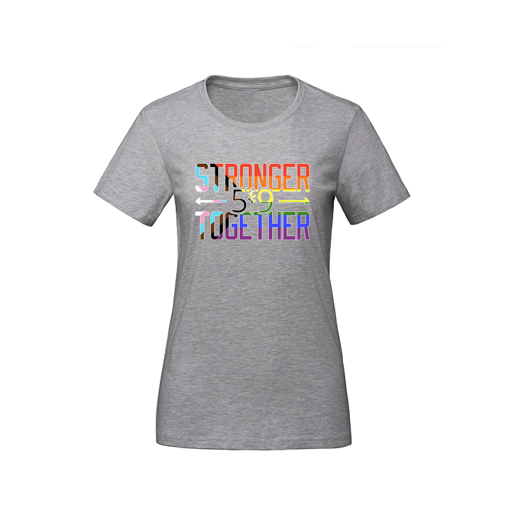 PRIDE STRONGER TOGETHER TEE (WOMENS)