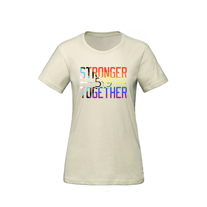 PRIDE STRONGER TOGETHER TEE (WOMENS)