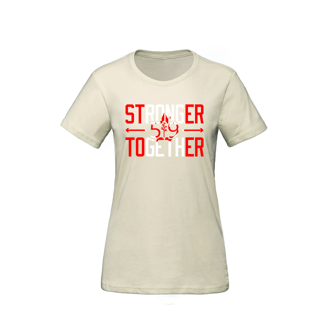CANADA STRONGER TOGETHER TEE (WOMENS)