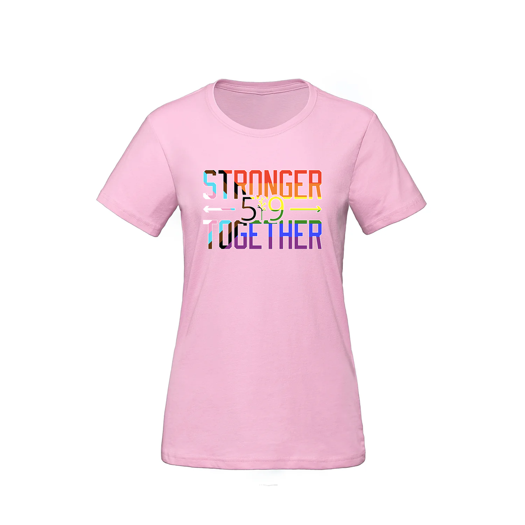 PRIDE STRONGER TOGETHER TEE (WOMENS)