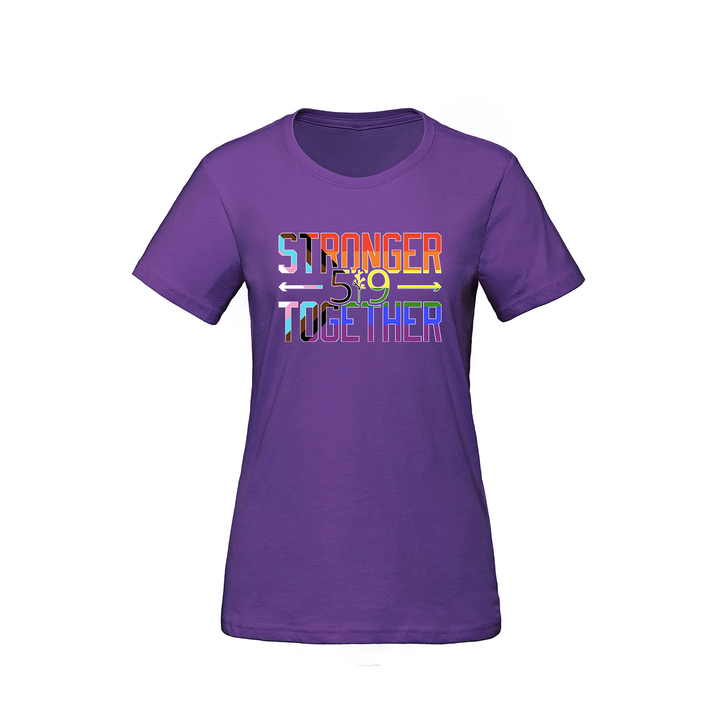 PRIDE STRONGER TOGETHER TEE (WOMENS)