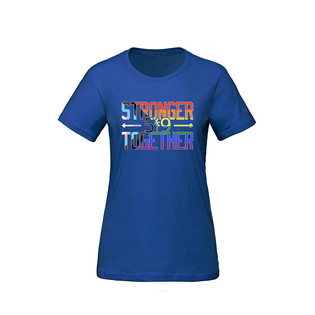 PRIDE STRONGER TOGETHER TEE (WOMENS)