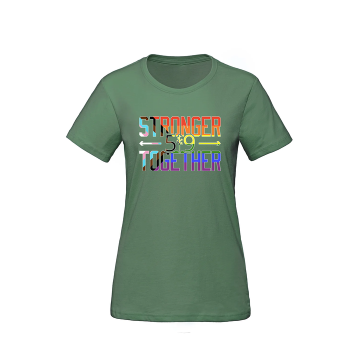 PRIDE STRONGER TOGETHER TEE (WOMENS)