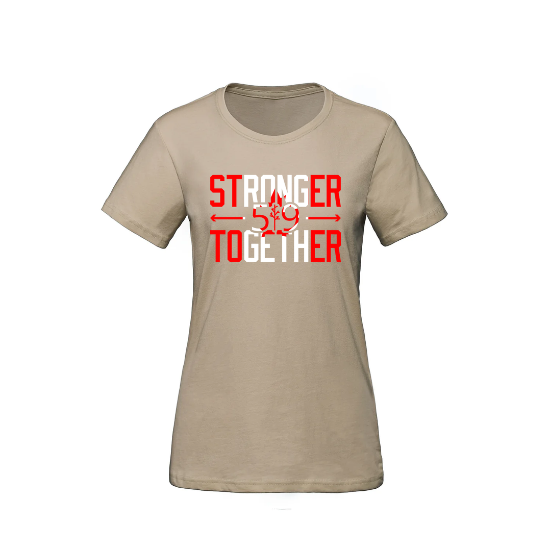 CANADA STRONGER TOGETHER TEE (WOMENS)