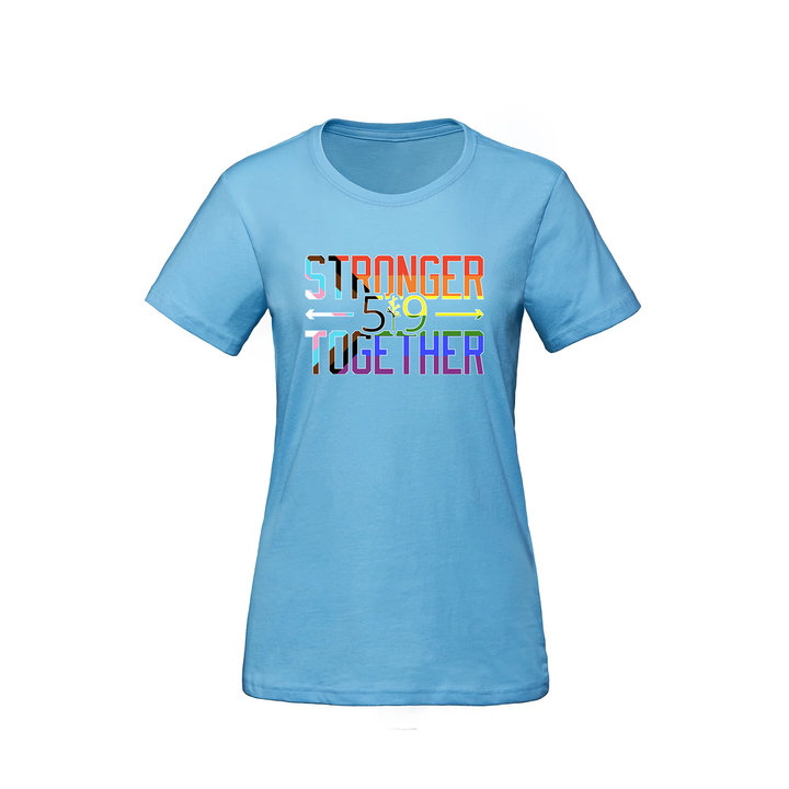 PRIDE STRONGER TOGETHER TEE (WOMENS)