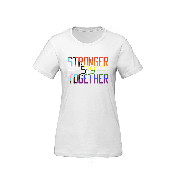 PRIDE STRONGER TOGETHER TEE (WOMENS)