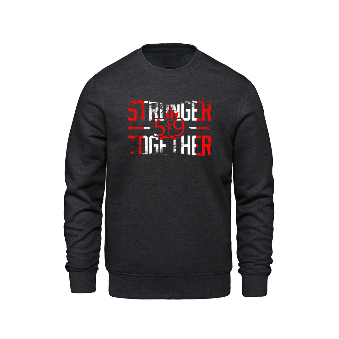 DISTRESSED CANADA STRONGER TOGETHER CREW (UNISEX)