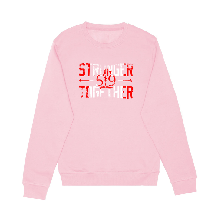 DISTRESSED CANADA STRONGER TOGETHER CREW (UNISEX)