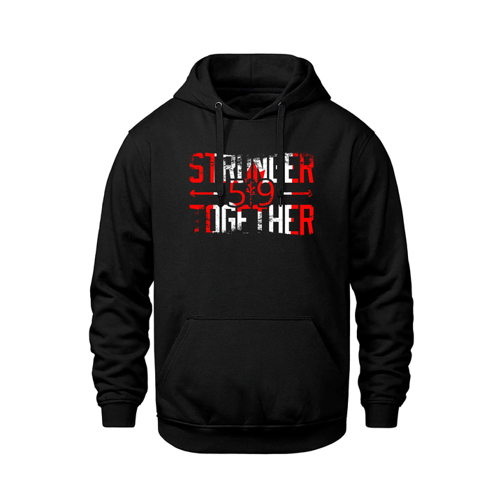 DISTRESSED CANADA STRONGER TOGETHER HOODIE (UNISEX)