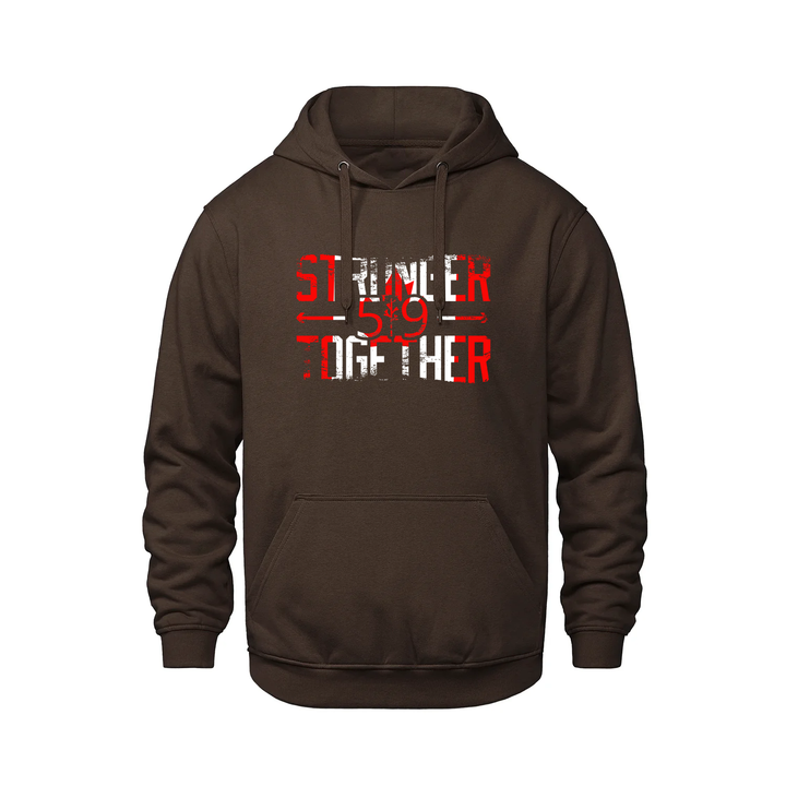 DISTRESSED CANADA STRONGER TOGETHER HOODIE (UNISEX)