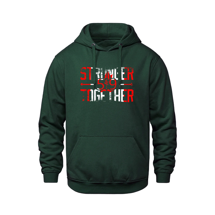 DISTRESSED CANADA STRONGER TOGETHER HOODIE (UNISEX)
