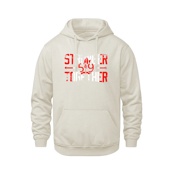 DISTRESSED CANADA STRONGER TOGETHER HOODIE (UNISEX)
