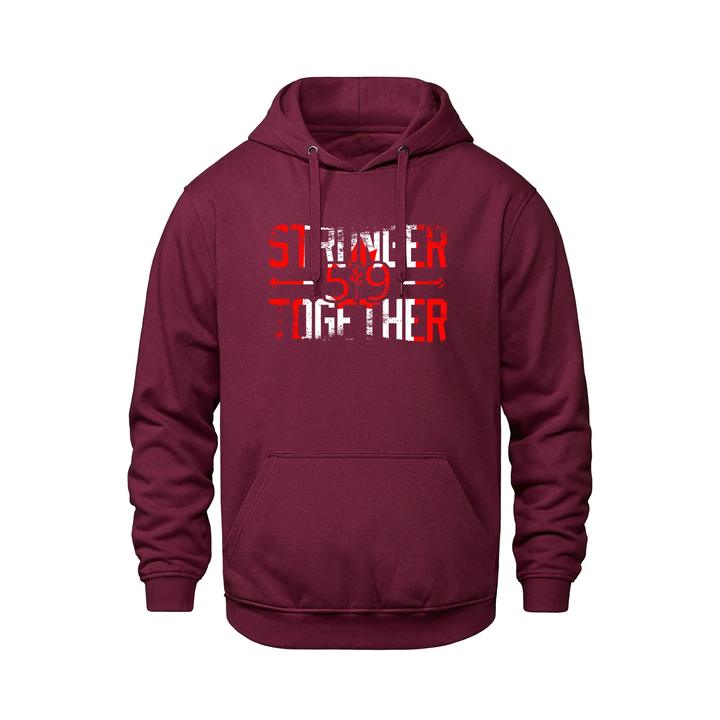 DISTRESSED CANADA STRONGER TOGETHER HOODIE (UNISEX)
