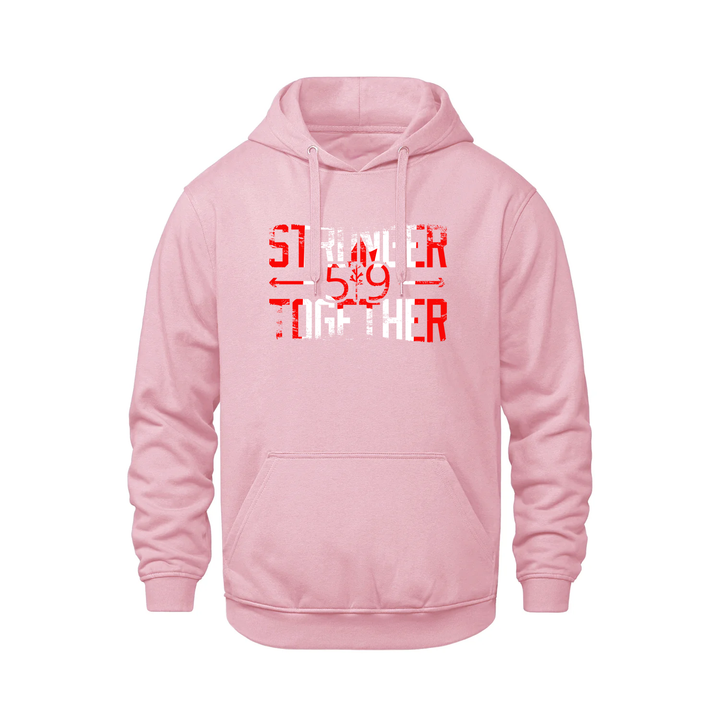 DISTRESSED CANADA STRONGER TOGETHER HOODIE (UNISEX)