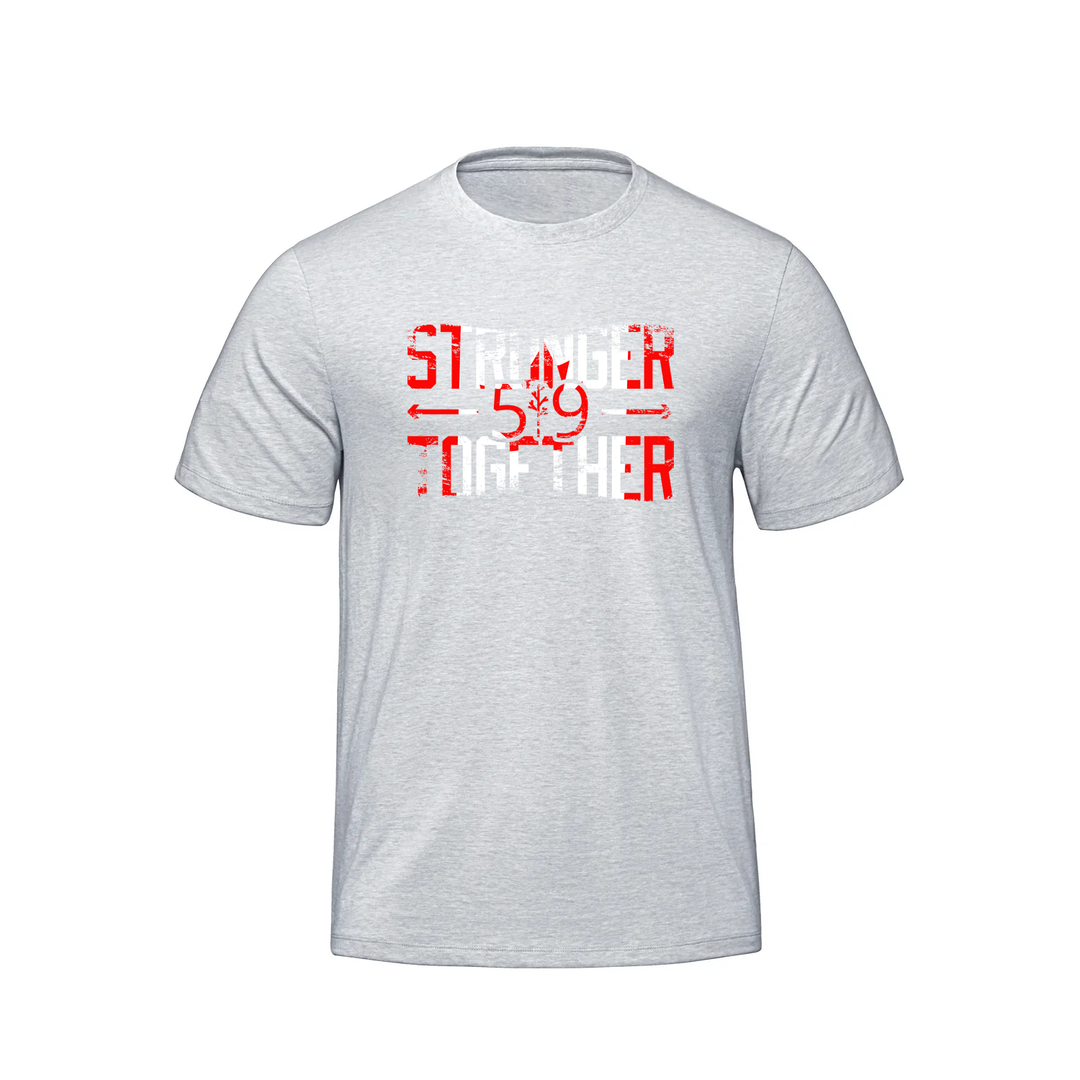 DISTRESSED CANADA STRONGER TOGETHER PREMIUM TEE (MENS)