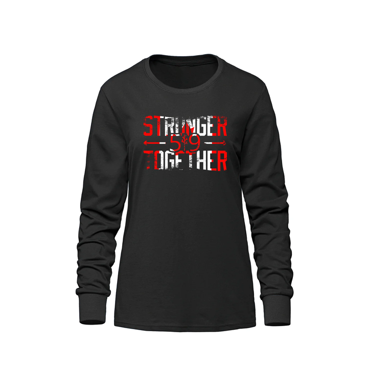 DISTRESSED CANADA STRONGER TOGETHER LONG SLEEVE (WOMENS)