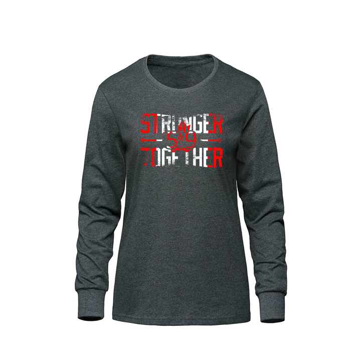 DISTRESSED CANADA STRONGER TOGETHER LONG SLEEVE (WOMENS)