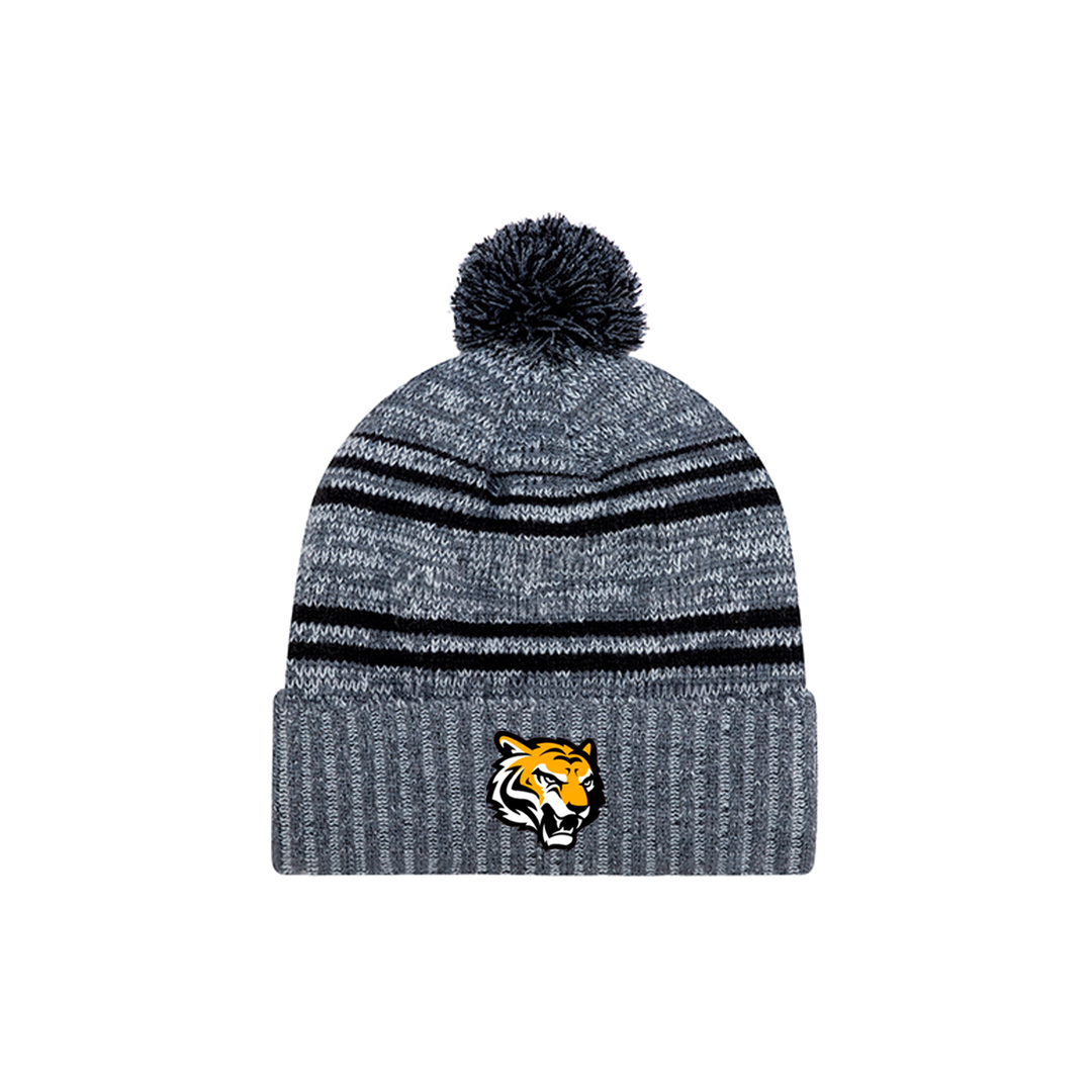SAUNDERS EMBROIDERED POM-POM TOQUE