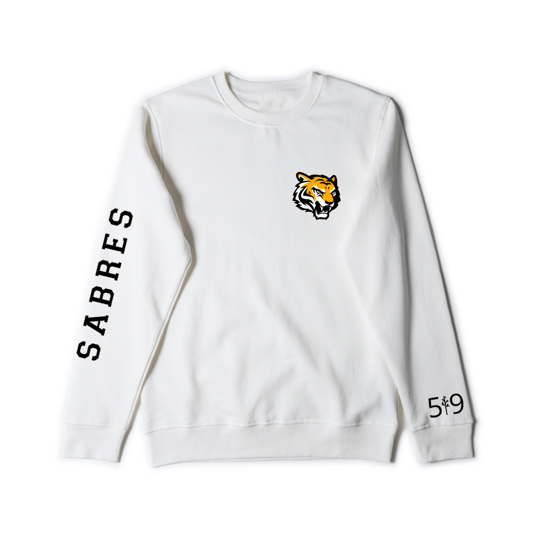 SAUNDERS SABRES SLEEVE LOGO CREW (UNISEX)