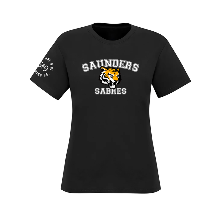 SAUNDERS SABRES CLASSIC TEE (WOMENS)