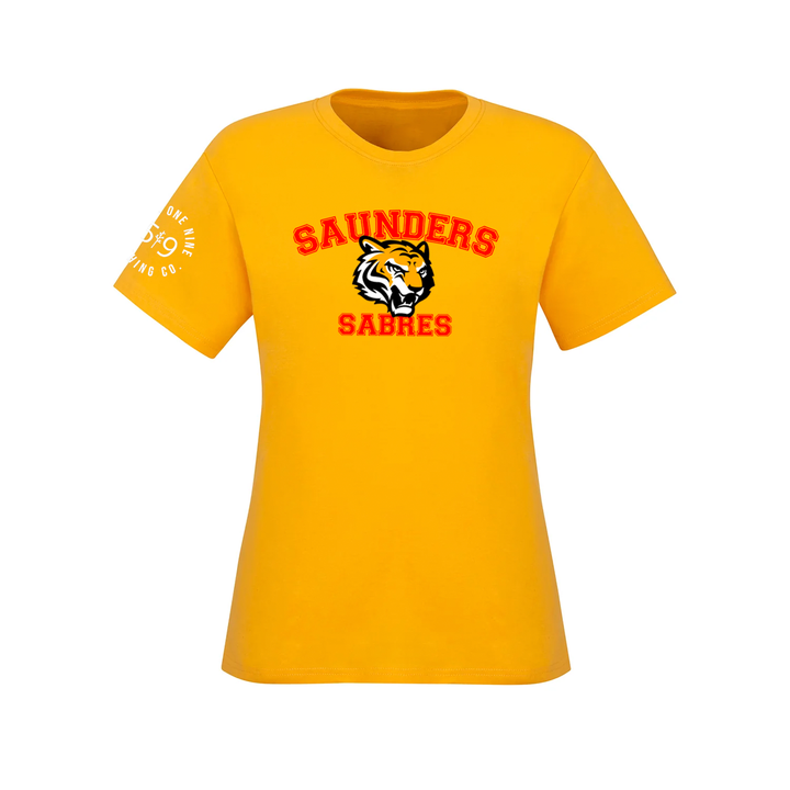 SAUNDERS SABRES CLASSIC TEE (WOMENS)