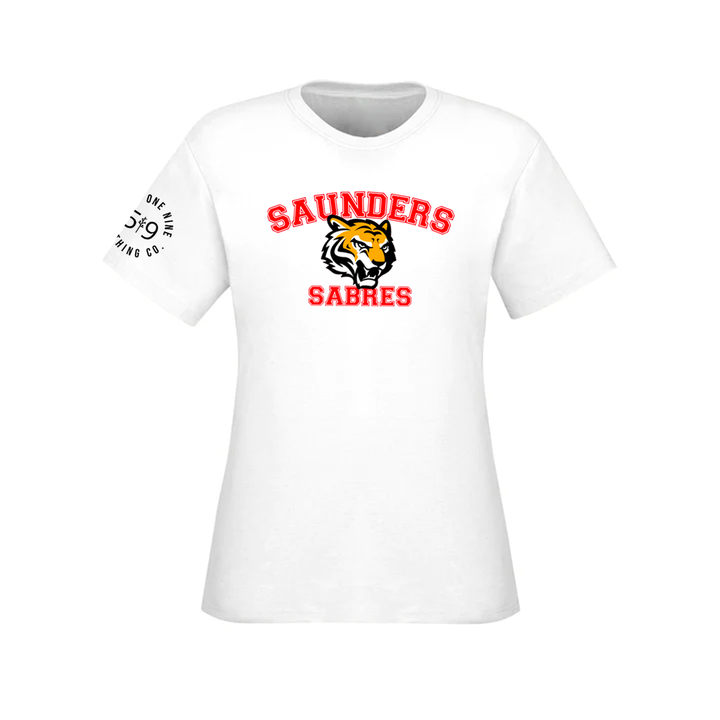 SAUNDERS SABRES CLASSIC TEE (WOMENS)