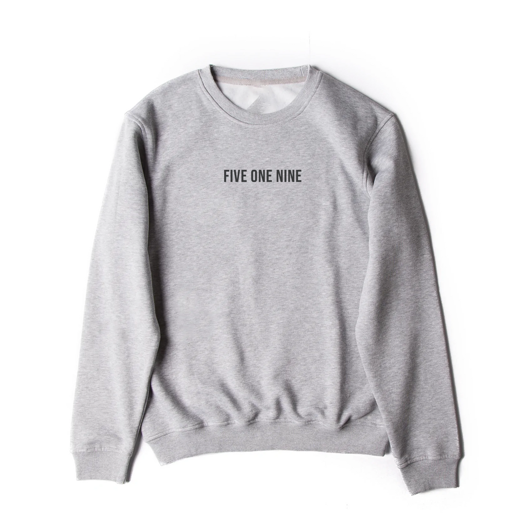 FIVE ONE NINE CREWNECK (UNISEX)