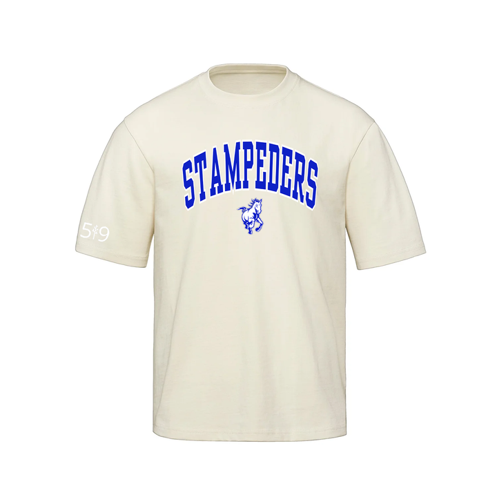 SDPS STAMPEDERS VARSITY OVERSIZED TEE (UNISEX)