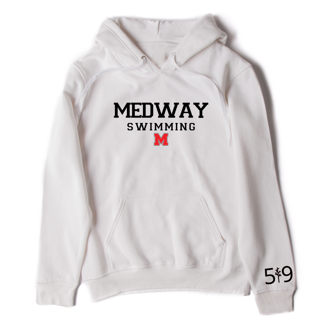 MEDWAY SWIMMING EMBROIDERED HOODIE (UNISEX)