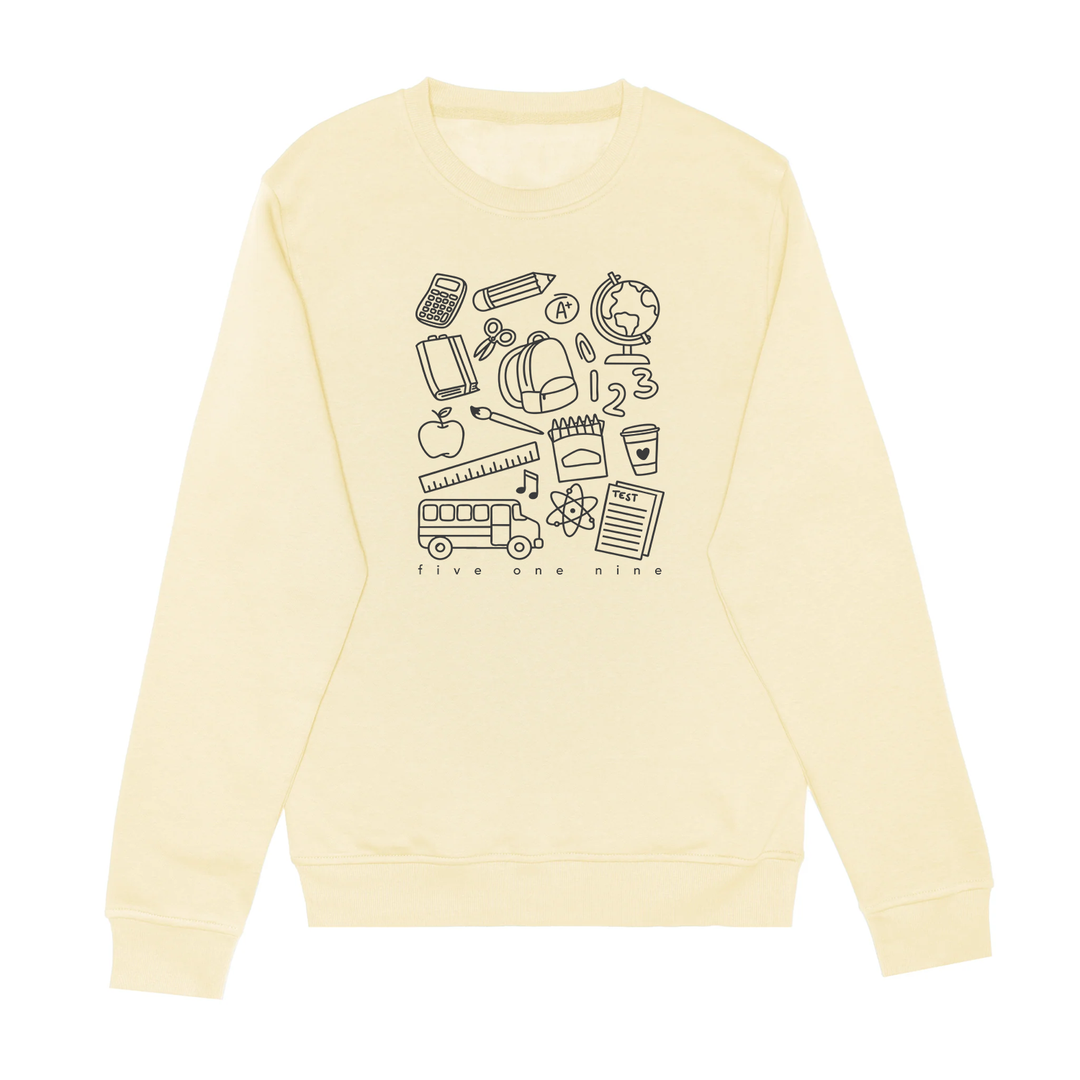 TEACHER SUPPLIES CREW (UNISEX)