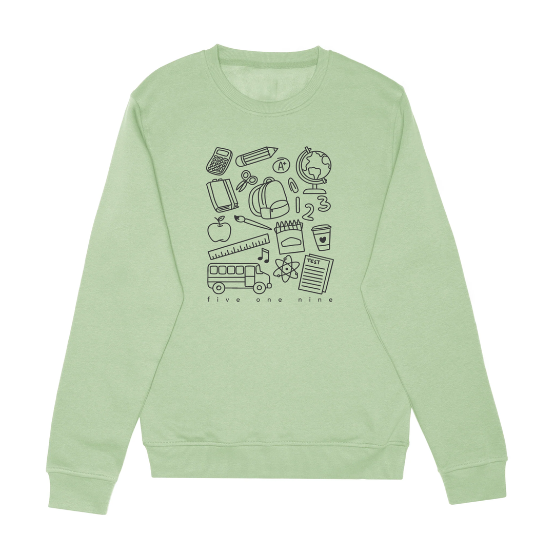 TEACHER SUPPLIES CREW (UNISEX)