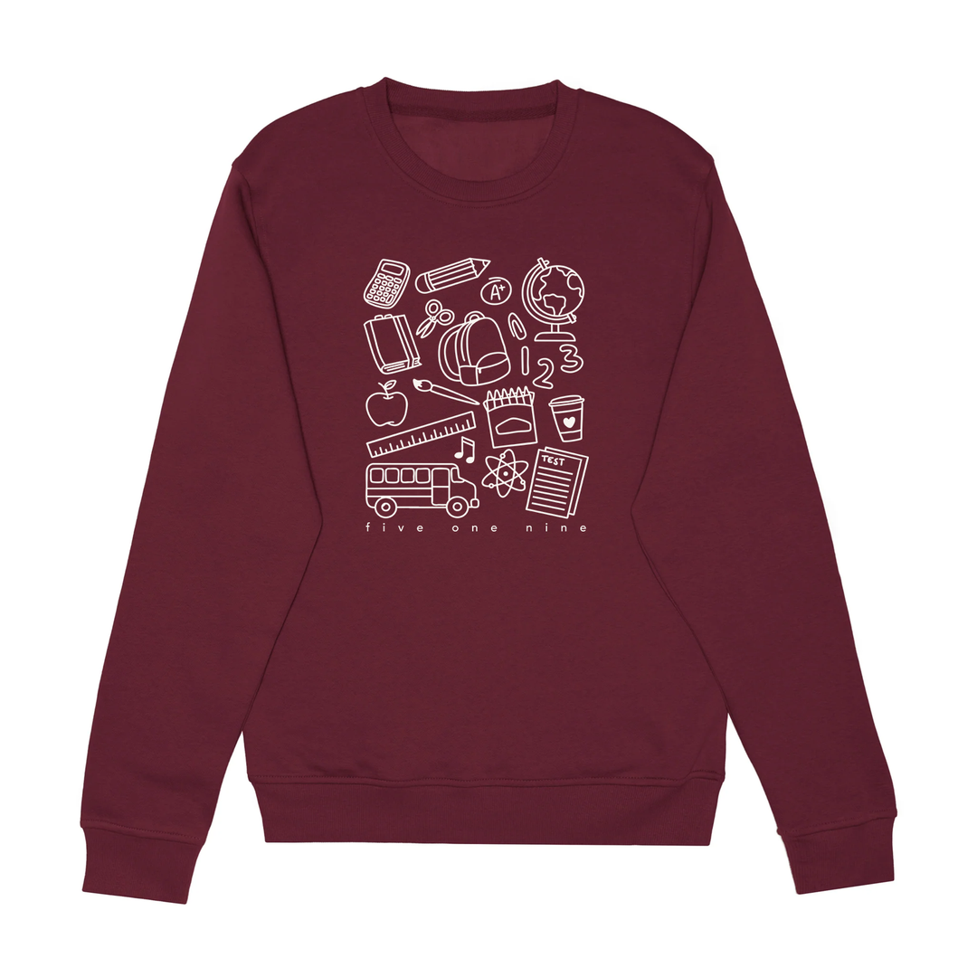 TEACHER SUPPLIES CREW (UNISEX)