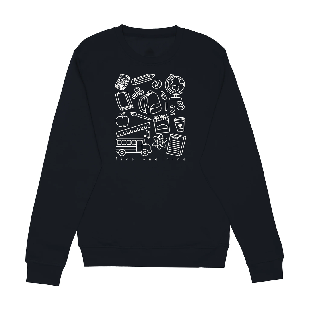 TEACHER SUPPLIES CREW (UNISEX)
