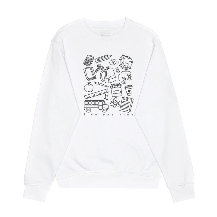 TEACHER SUPPLIES CREW (UNISEX)