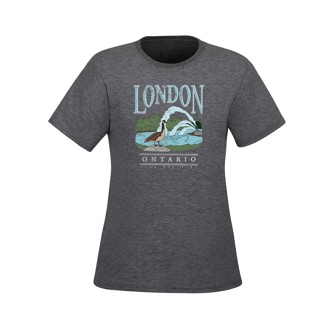 LONDON VINTAGE THAMES RIVER TEE (WOMENS)