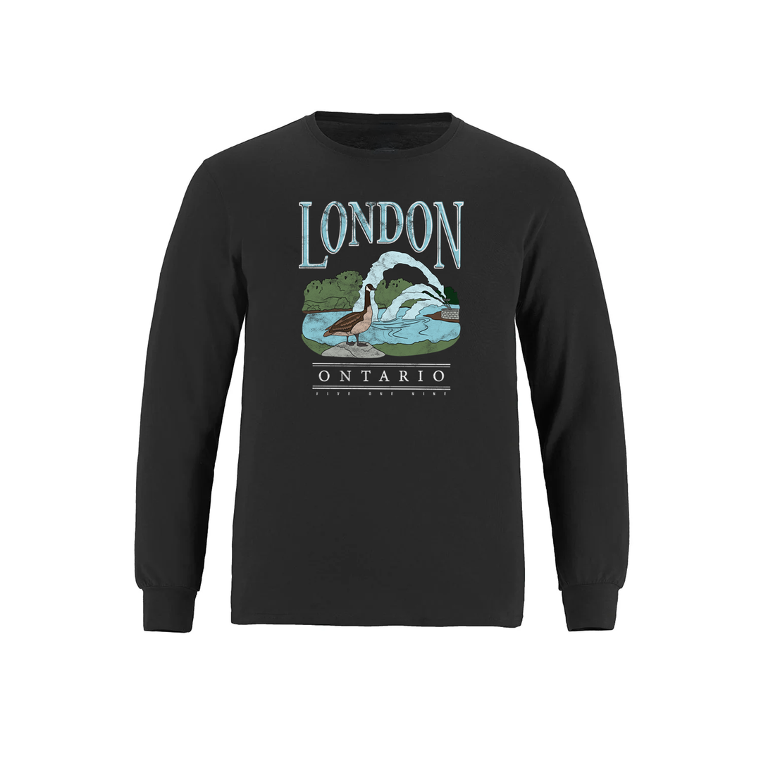 LONDON VINTAGE THAMES RIVER LONG SLEEVE (MENS)