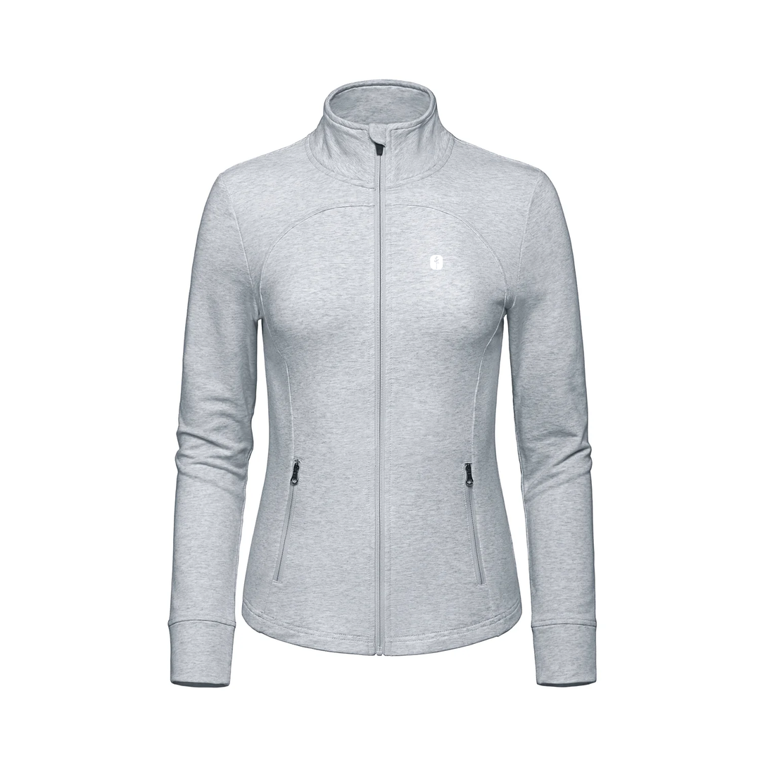 BASIC TREE FRENCH TERRY ZIP-UP (WOMENS)