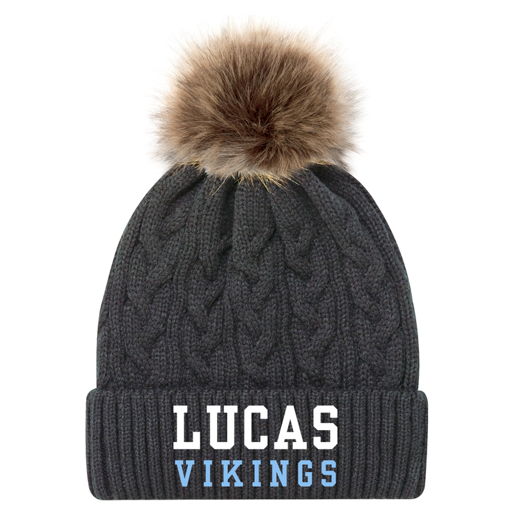 LUCAS VIKINGS FAUX FUR TOQUE (WOMENS)